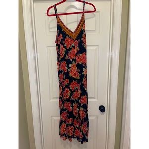 Exhilaration Jumpsuit plus size 2x with floral design